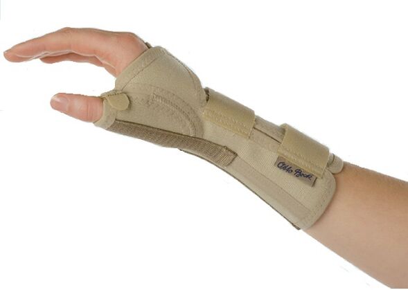 corset for the wrist joint for osteoarthritis